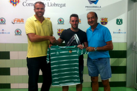 Joaquín, presentat amb el Cornellà