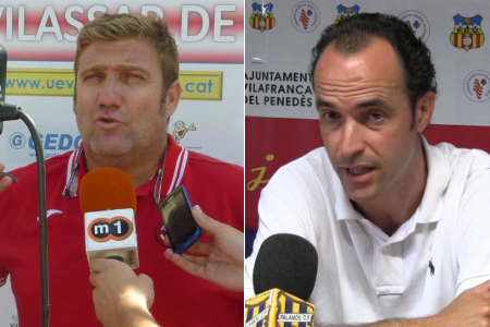 Miguel López (Masnou) i Jordi Martínez (Palamós)