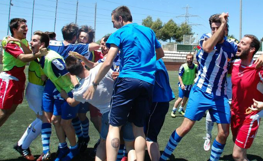 Els jugadors d'Edu Vílchez jugaran la promoció d'ascens / FOTO: uefigueres.cat