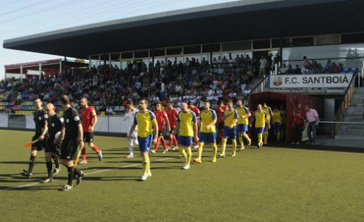 El Santboià jugarà la tornada al seu camp // FOTO: David Ferrer (fcsantboia.cat)