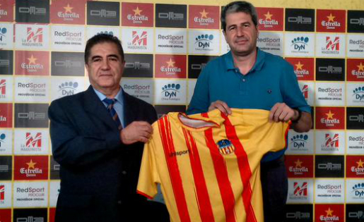 Manolo Márquez, amb Manuel Camino / FOTO: UE SANT ANDREU