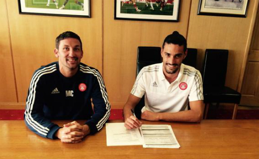 Salva Chamorro, signant pel Hamilton Academical FC // FOTO: @acciesfc