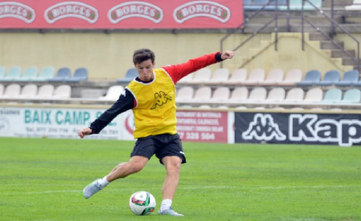 Ricardo Vaz, durant una sessió d'entrenament // FOTO: cfreusdeportiu.com
