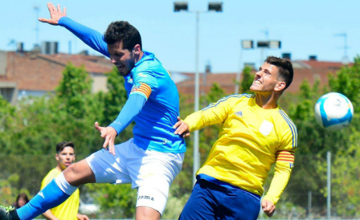 El Castelldefels es va deixar dos punts a Magraners contra el filial del Lleida Esportiu // FOTO: PERADELLEIDA.COM