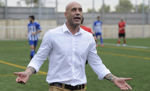 Dani Gimeno explica la seva versió sobre el que ha viscut al CF Vilanova // FOTO: fcsantboia.cat
