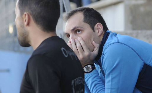Alberto Izquierdo va patir al seu debut amb el Morell // FOTO: David Ferrer (fcsantboia.cat)