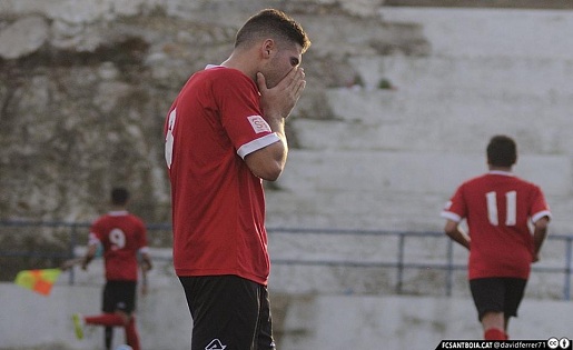 Una altra jornada trista pel Santboià a casa // FOTO: David Ferrer (fcsantboia.cat)