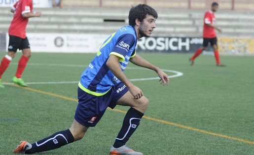 Martí Just va marcr el darrer gol del 2016 a Primera Catalana // FOTO: Arxiu David Ferrer (fcsantboia.cat)