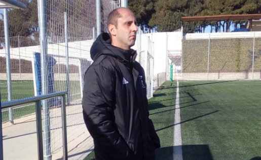Javi Ortega viu un projecte il·lusionant al seu debut com a entrenador // FOTO: C.U.