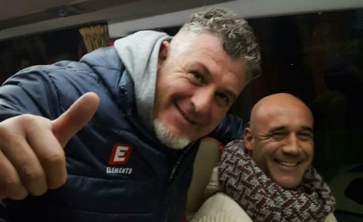 Walter Lamy és l'ajudant de Dani Gimeno a la direcció tècnica del CF Igualada // FOTO: Cedida
