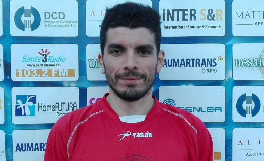 L'entrenador del Sants, Tito Lossio, és optimista de cara al partit de tornada // FOTO: uesants.cat