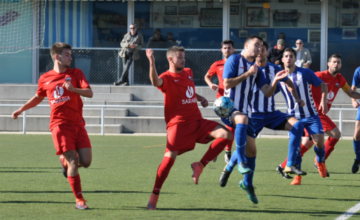 L'Alpicat es va deixar la seva condició d'invicte al camp del San Cristóbal // FOTO: FutbolAlpicat