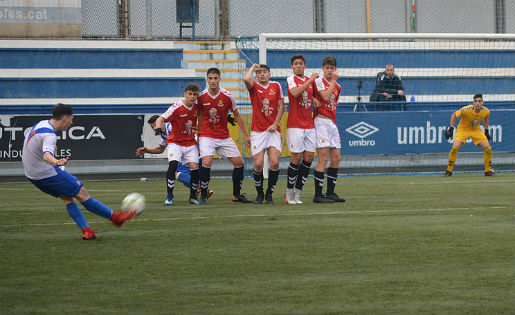 Europa i Nàstic B van empatar a zero al Nou Sardenya // Foto: Fran Capell
