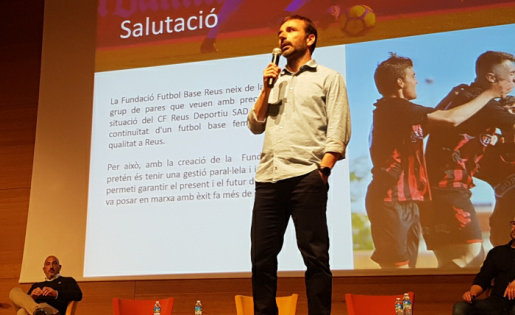 Xavi Castro, President de la Fundació Futbol Base Reus // FOTO: Joan Alfons López