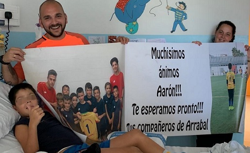 Nen, accident, graderia Arrabal