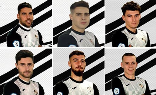 Cichero, David López, Jofre, Naranjo, Recine i Rubi, els fitxatges hortencs // FOTO: @UAHorta