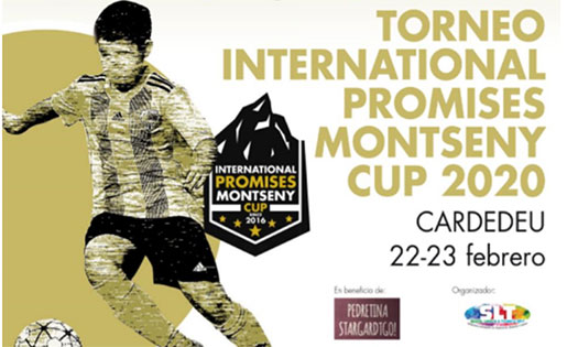 Un detall del cartell de la International Promises Montseny Cup 2020