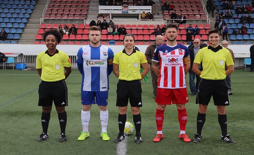 Ainara Acevedo, Matilde Biajakue i Ylenia Sánchez, Arbitras, Figueres