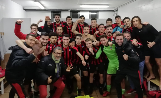 Una imatge del vestidor del Sant Cugat de la temporada passada. Més de la meitat segueixen // FOTO: @SantCugatFC