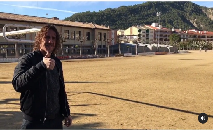 Carles Puyol, La Pobla