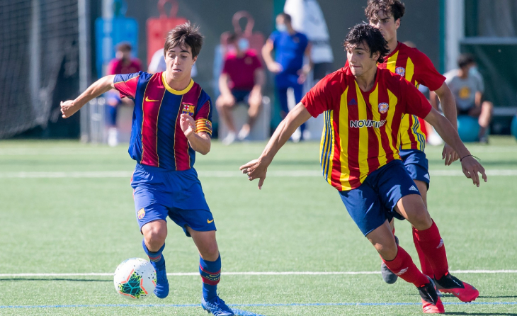 Barça B i Manlleu van jugar durant la pretemporada // FOTO: FC Barcelona