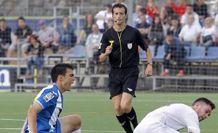 Òscar Sauleda, Arbitres