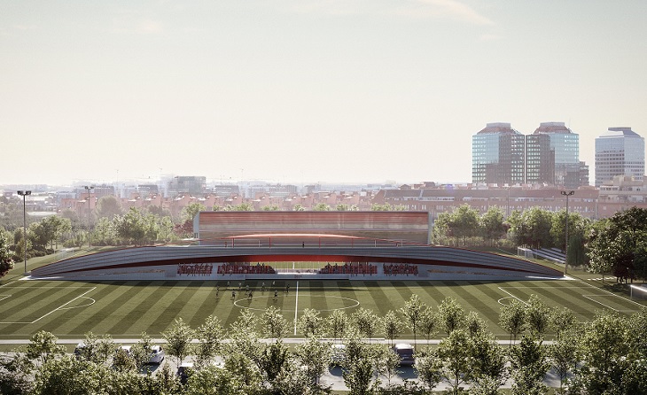 Damm, Nou Estadi, Ciutat Esportiva