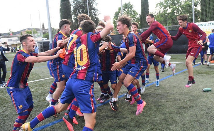 Barcelona juvenil, campions