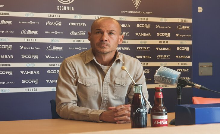 Després de la derrota, Nacho Alfonso va posar el càrrec a disposició del club // FOTO: Jordi Mestres
