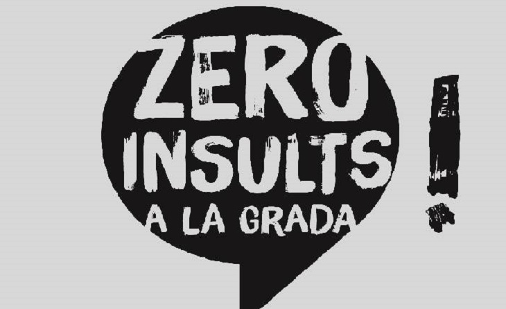 'Zero insults a la grada'