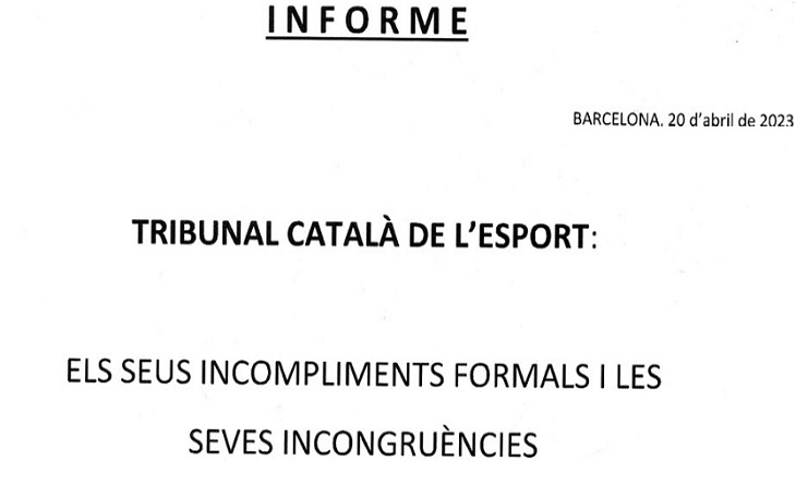 Informe UFEC, TCE